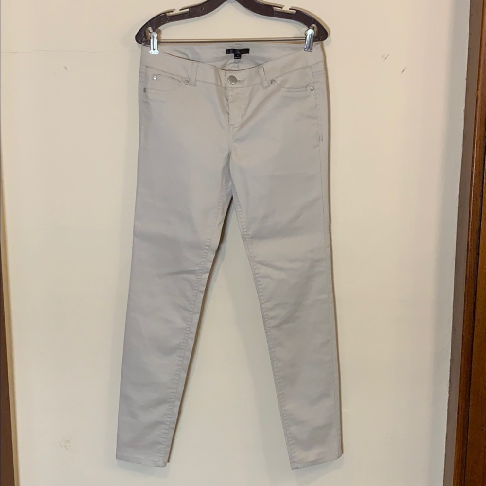 Fire Los Angeles skinny off white jeans, 9